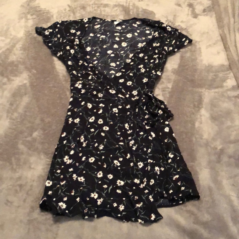 Wrap Sunflower Summer Dress